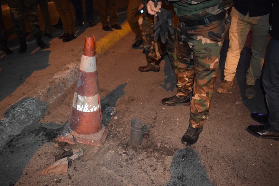 بالصور | سقوط صاروخ وسط بغداد وقوات الأمن تحبط هجوماً آخر